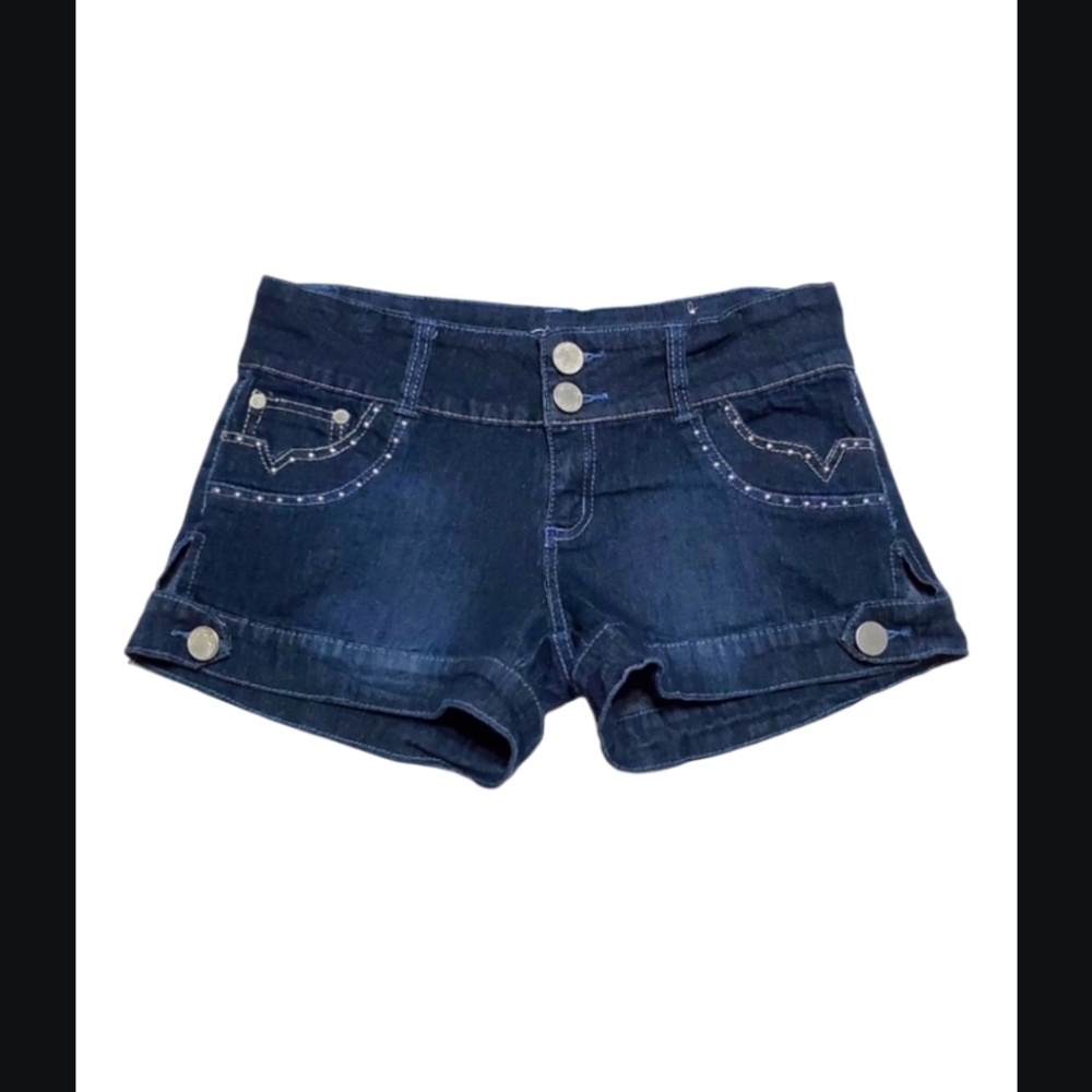 Y2k OSC Blue Demin Jeans Shorts Size 7